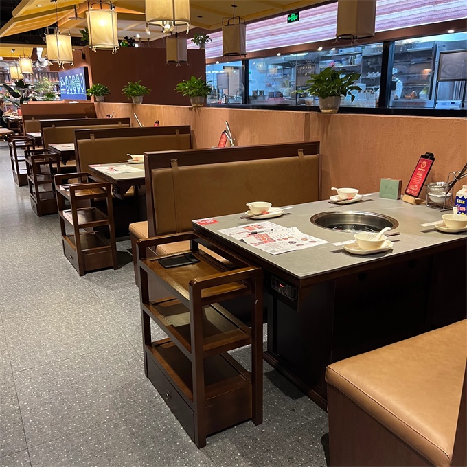 牛肉火锅店岩板火锅桌